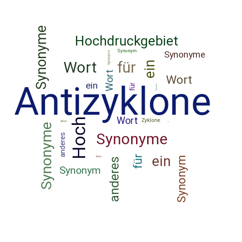 Ein anderes Wort für Antizyklone - Synonym Antizyklone
