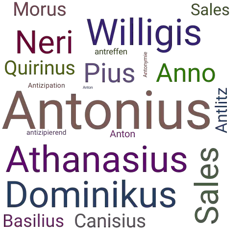 Ein anderes Wort für Antonius - Synonym Antonius