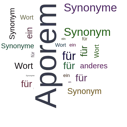 Ein anderes Wort für Aporem - Synonym Aporem