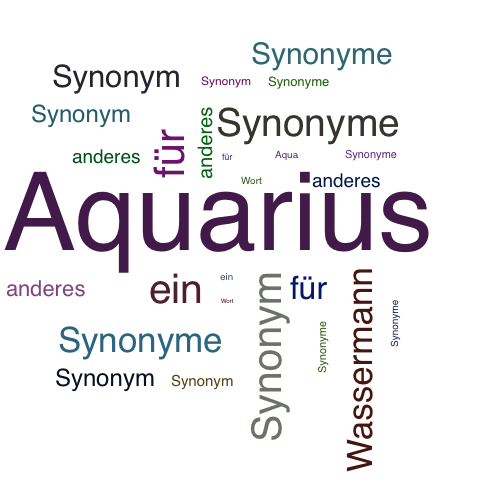 Ein anderes Wort für Aquarius - Synonym Aquarius