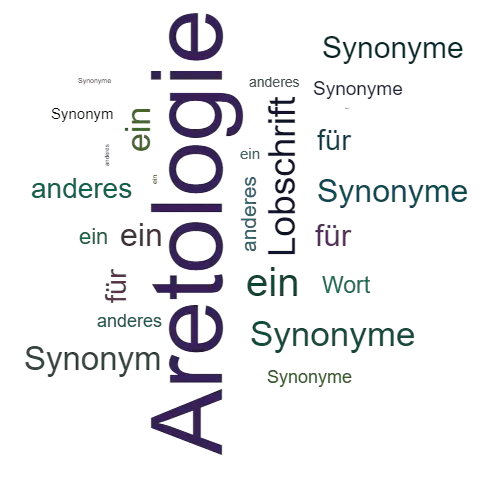 Ein anderes Wort für Aretologie - Synonym Aretologie