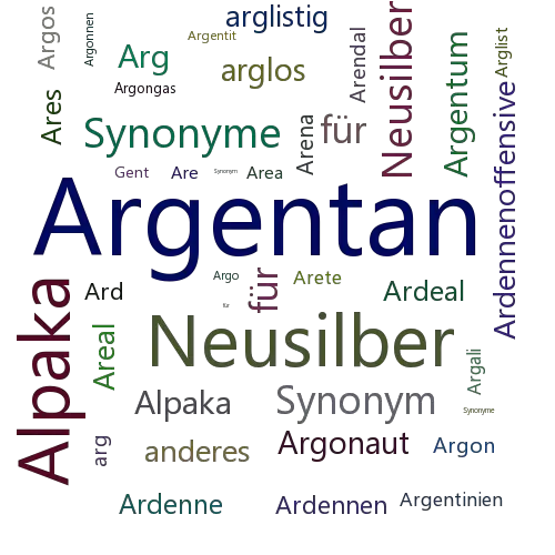 Ein anderes Wort für Argentan - Synonym Argentan