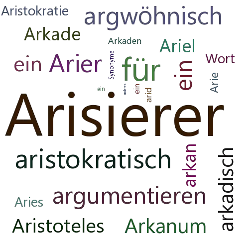 Ein anderes Wort für Ariseur - Synonym Ariseur