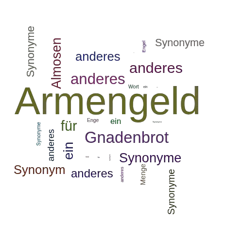 Ein anderes Wort für Armengeld - Synonym Armengeld
