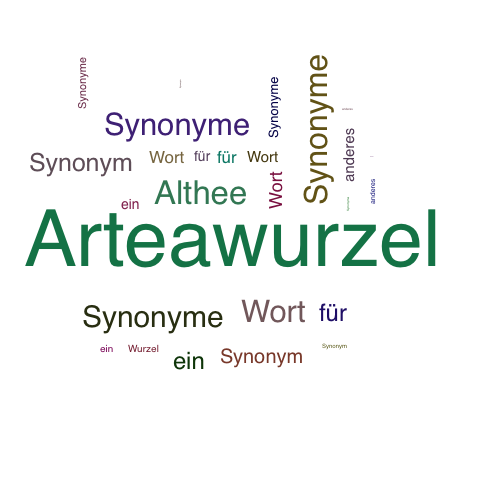 Ein anderes Wort für Arteawurzel - Synonym Arteawurzel