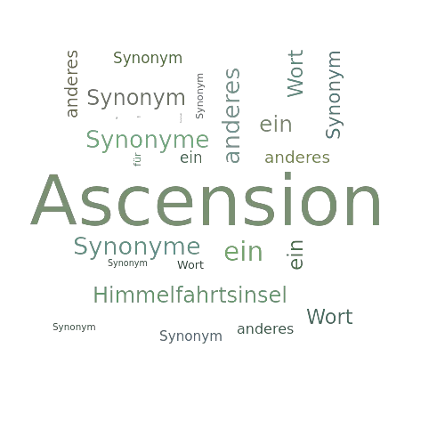 Ein anderes Wort für Ascension - Synonym Ascension
