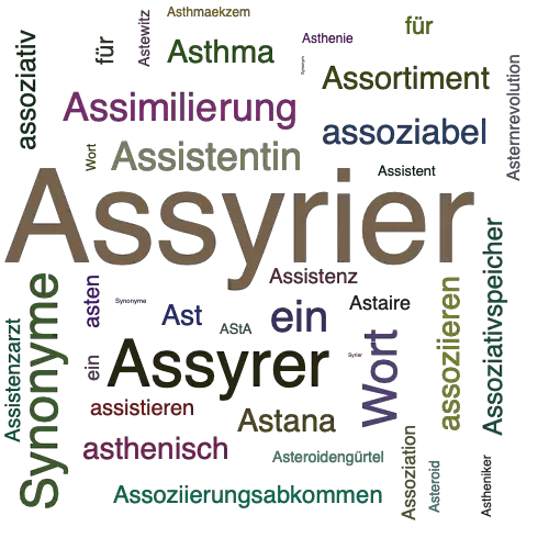 Ein anderes Wort für Assyrier - Synonym Assyrier