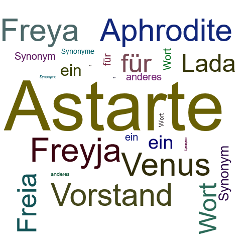 Ein anderes Wort für Astarte - Synonym Astarte