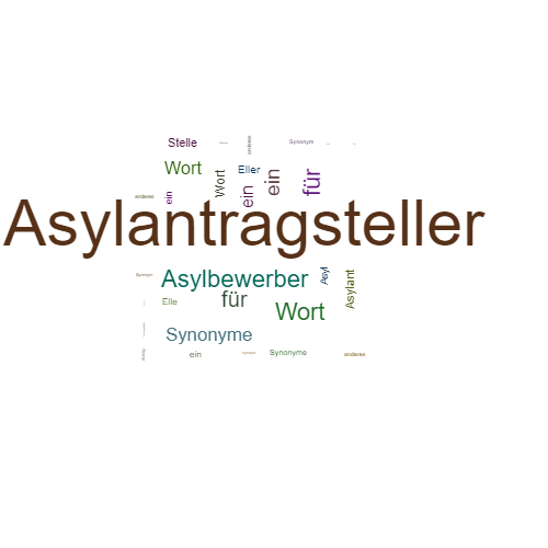 Ein anderes Wort für Asylantragsteller - Synonym Asylantragsteller