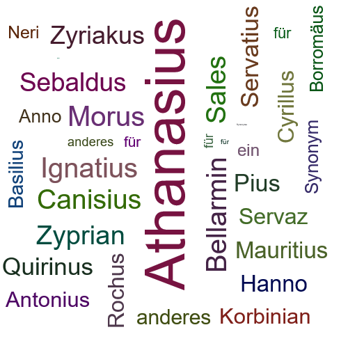 Ein anderes Wort für Athanasius - Synonym Athanasius