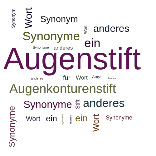 Ein anderes Wort für Augenstift - Synonym Augenstift