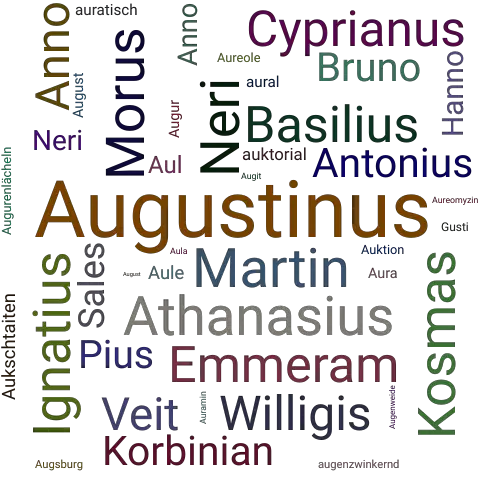 Ein anderes Wort für Augustinus - Synonym Augustinus