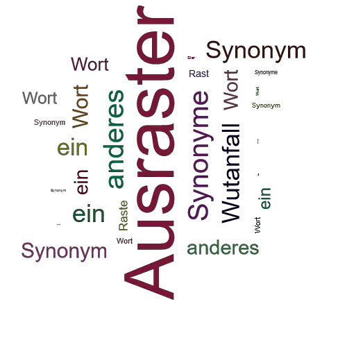 Ein anderes Wort für Ausraster - Synonym Ausraster