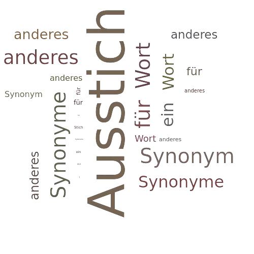 Ein anderes Wort für Ausstich - Synonym Ausstich