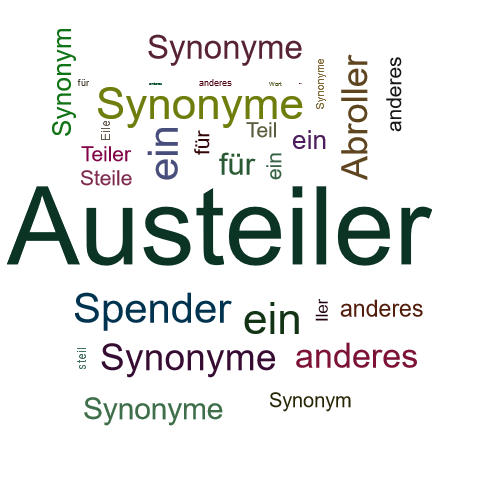 Ein anderes Wort für Austeiler - Synonym Austeiler