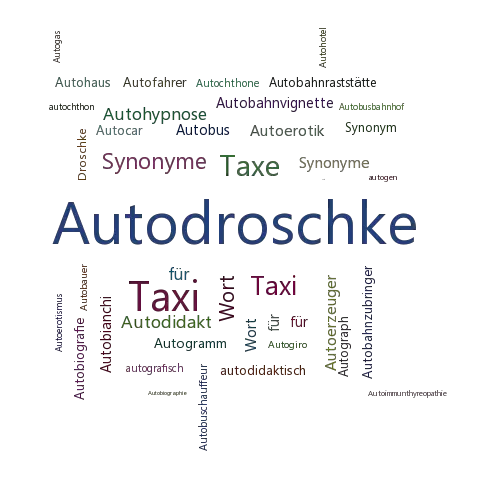 Ein anderes Wort für Autodroschke - Synonym Autodroschke