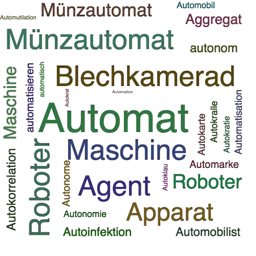 Ein anderes Wort für Automat - Synonym Automat