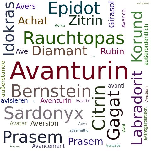 Ein anderes Wort für Avanturin - Synonym Avanturin