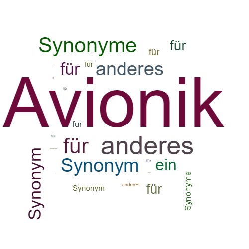 Ein anderes Wort für Avionik - Synonym Avionik