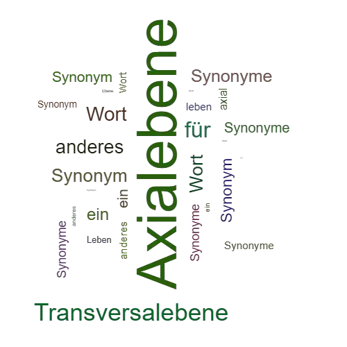 Ein anderes Wort für Axialebene - Synonym Axialebene