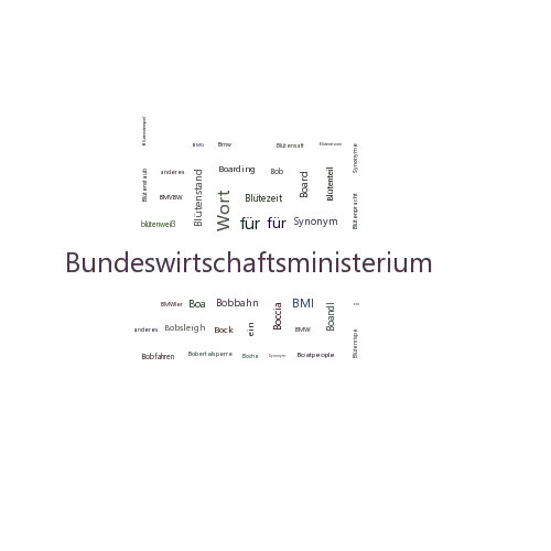 Ein anderes Wort für BMWi - Synonym BMWi
