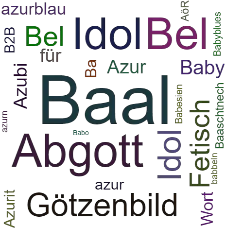 Ein anderes Wort für Baal - Synonym Baal