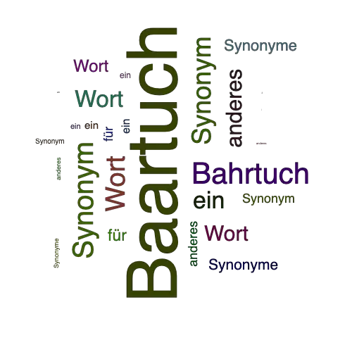Ein anderes Wort für Baartuch - Synonym Baartuch