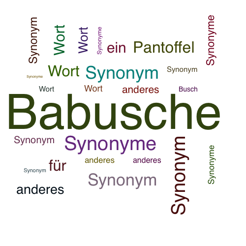 Ein anderes Wort für Babusche - Synonym Babusche