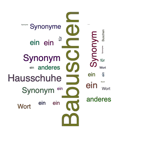 Ein anderes Wort für Babuschen - Synonym Babuschen