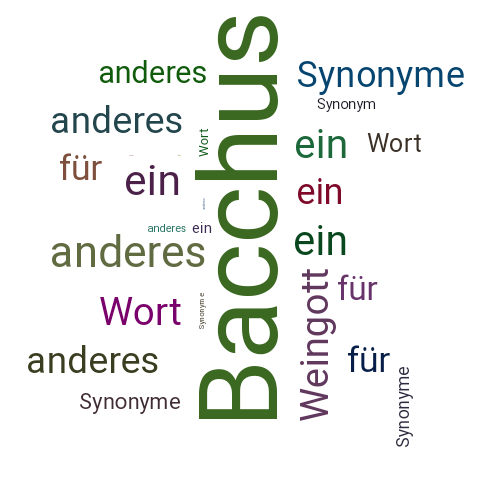 Ein anderes Wort für Bacchus - Synonym Bacchus