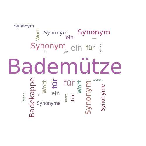 Ein anderes Wort für Bademütze - Synonym Bademütze