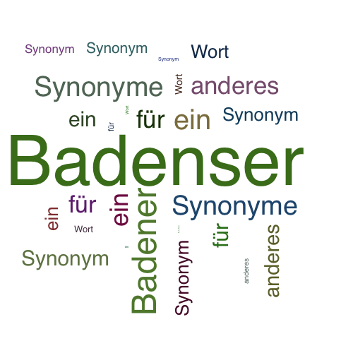 Ein anderes Wort für Badenser - Synonym Badenser