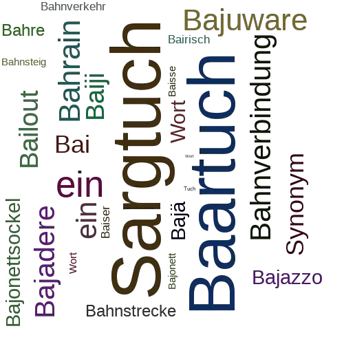 Ein anderes Wort für Bahrtuch - Synonym Bahrtuch