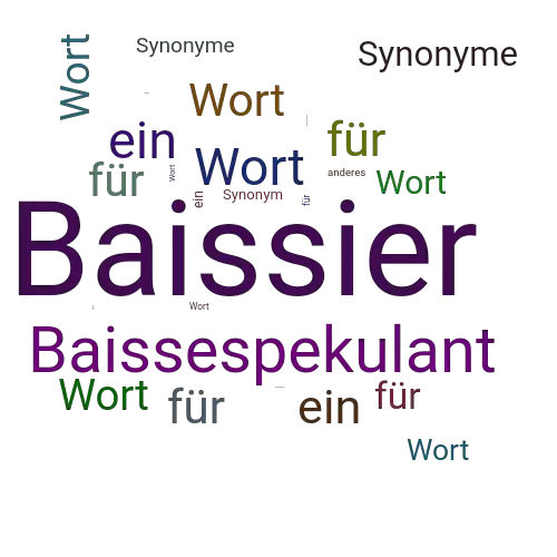 Ein anderes Wort für Baissier - Synonym Baissier