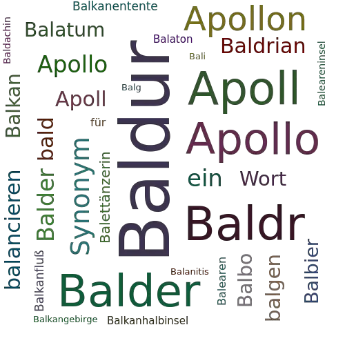 Ein anderes Wort für Baldur - Synonym Baldur