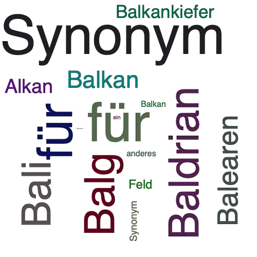 Ein anderes Wort für Balkanfeldzug - Synonym Balkanfeldzug