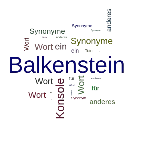 Ein anderes Wort für Balkenstein - Synonym Balkenstein