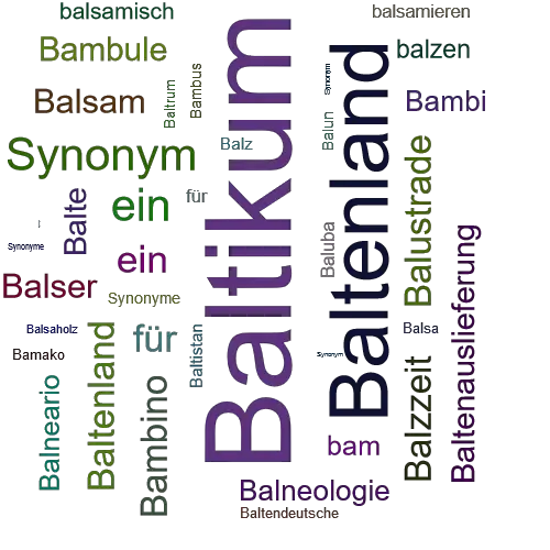 Ein anderes Wort für Baltikum - Synonym Baltikum