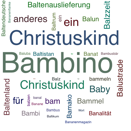 Ein anderes Wort für Bambino - Synonym Bambino