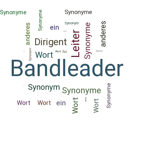 Ein anderes Wort für Bandleader - Synonym Bandleader
