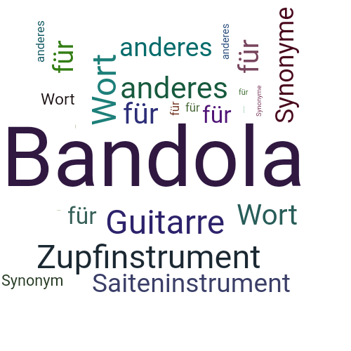 Ein anderes Wort für Bandola - Synonym Bandola