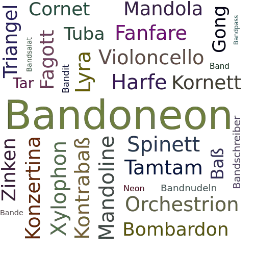 Ein anderes Wort für Bandoneon - Synonym Bandoneon
