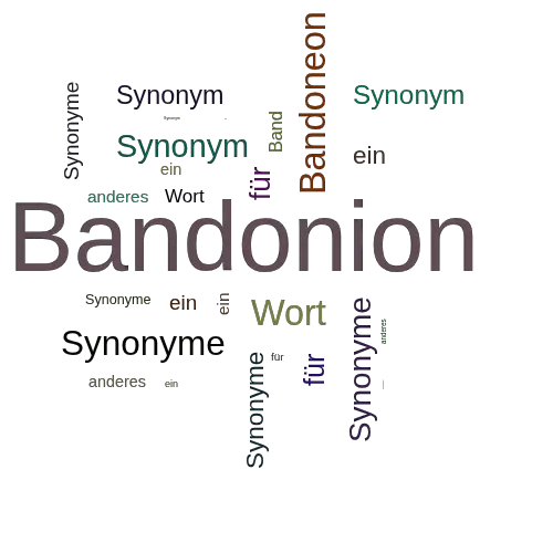 Ein anderes Wort für Bandonion - Synonym Bandonion