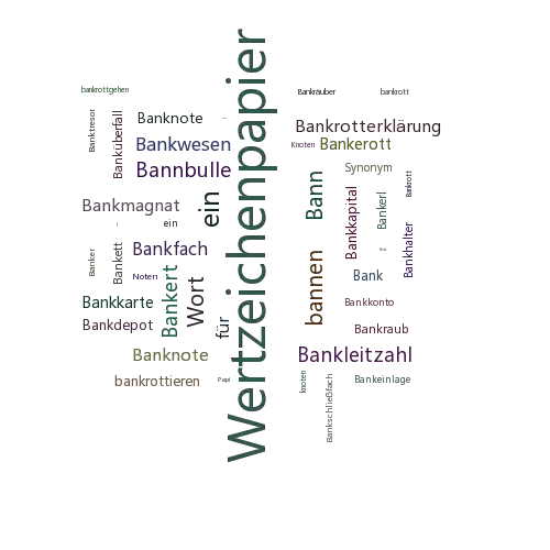 Ein anderes Wort für Banknotenpapier - Synonym Banknotenpapier