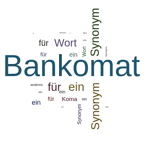 Ein anderes Wort für Bankomat - Synonym Bankomat
