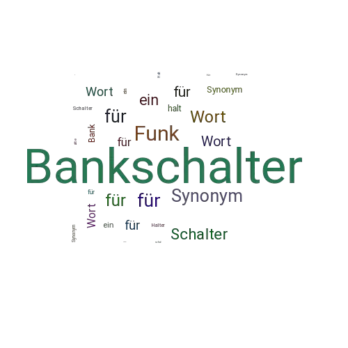 Ein anderes Wort für Bankschalter - Synonym Bankschalter