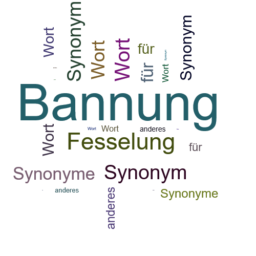 Ein anderes Wort für Bannung - Synonym Bannung