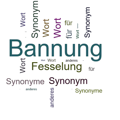 Ein anderes Wort für Bannung - Synonym Bannung