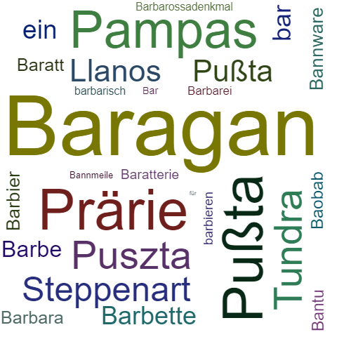 Ein anderes Wort für Baragan - Synonym Baragan