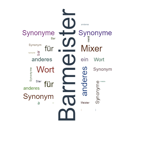 Ein anderes Wort für Barmeister - Synonym Barmeister
